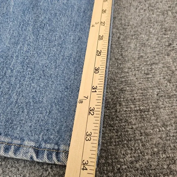 Wrangler Regular Fit Straight Leg Jeans Blue Denim 31x34 96501DS Mens - Picture 4 of 10